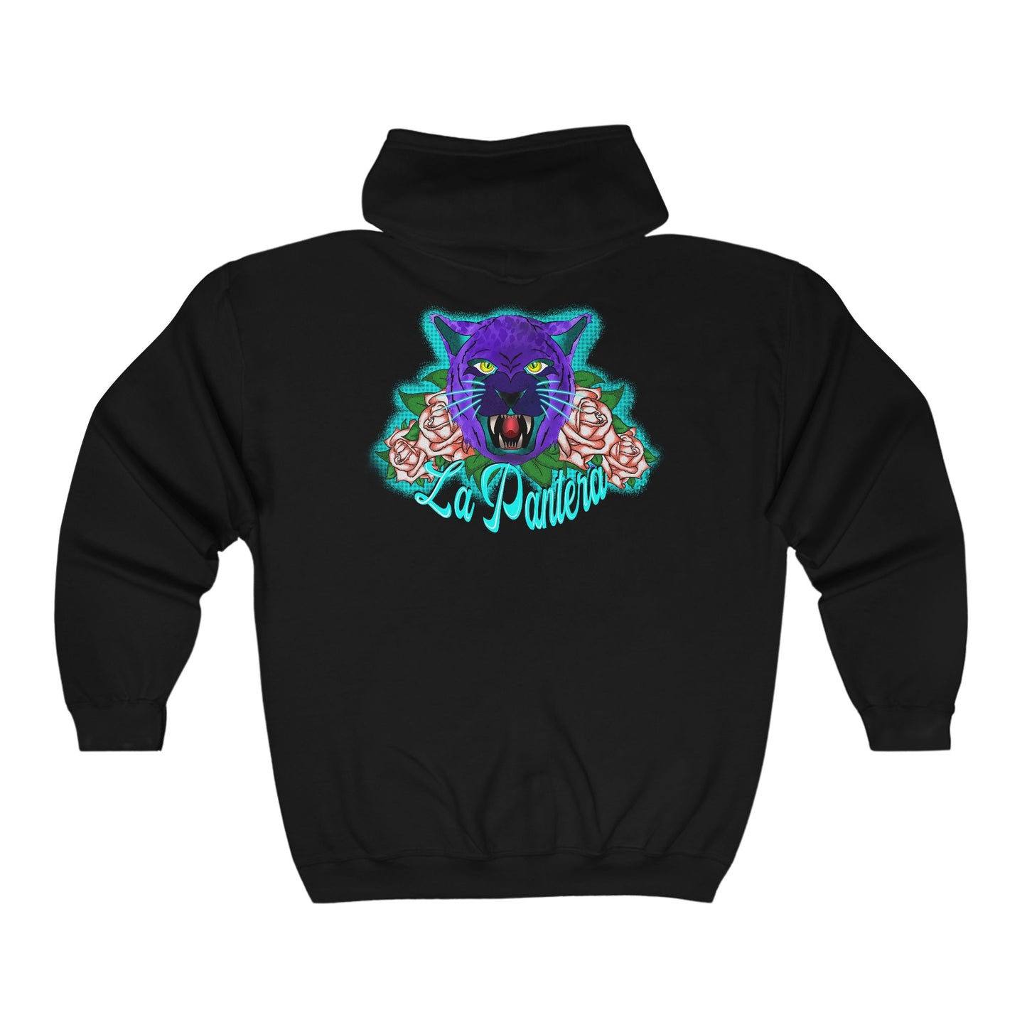Black Light Black Panther Unisex Heavy Blend™ Full Zip Hooded Sweatshirt