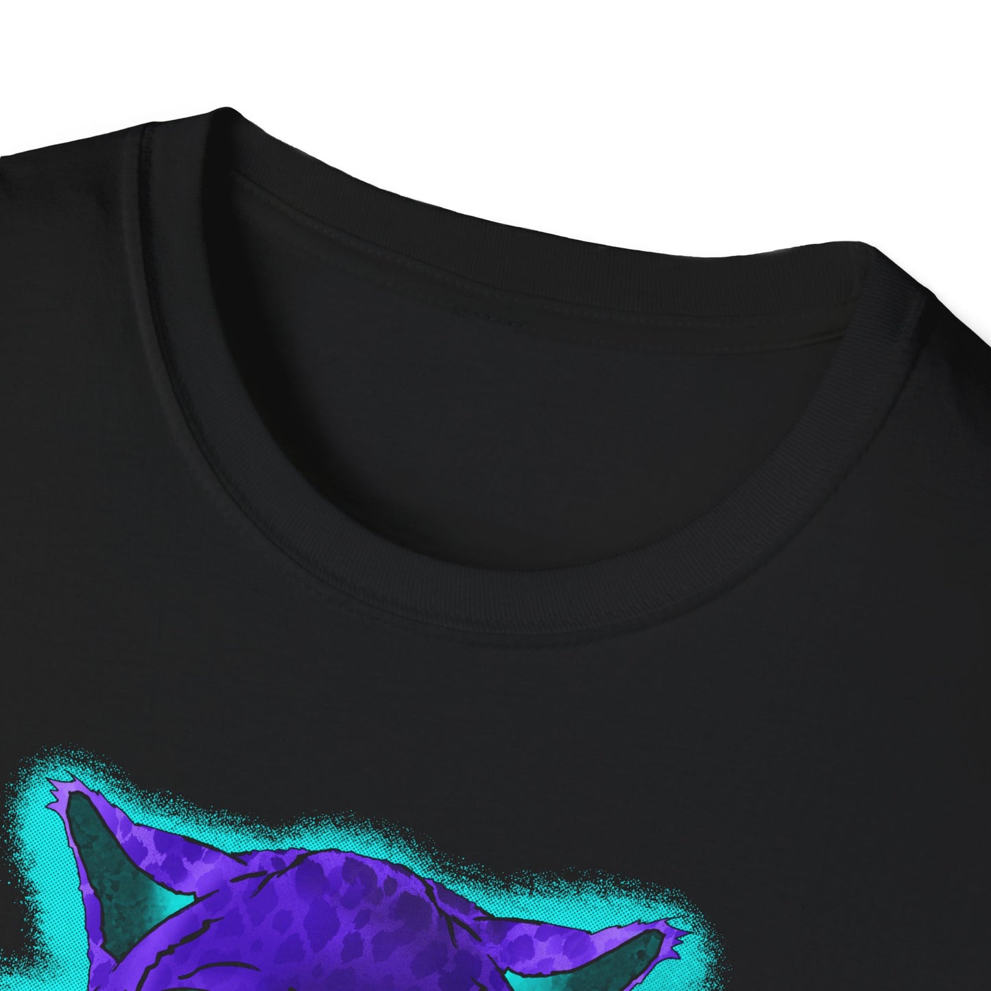 Black Panther Black Light Unisex Softstyle T-Shirt