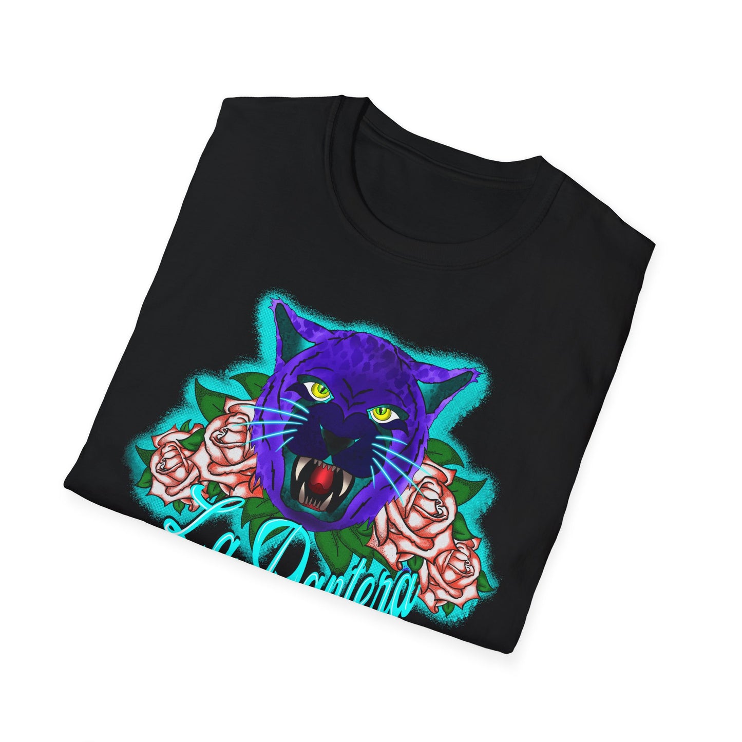 Black Panther Black Light Unisex Softstyle T-Shirt