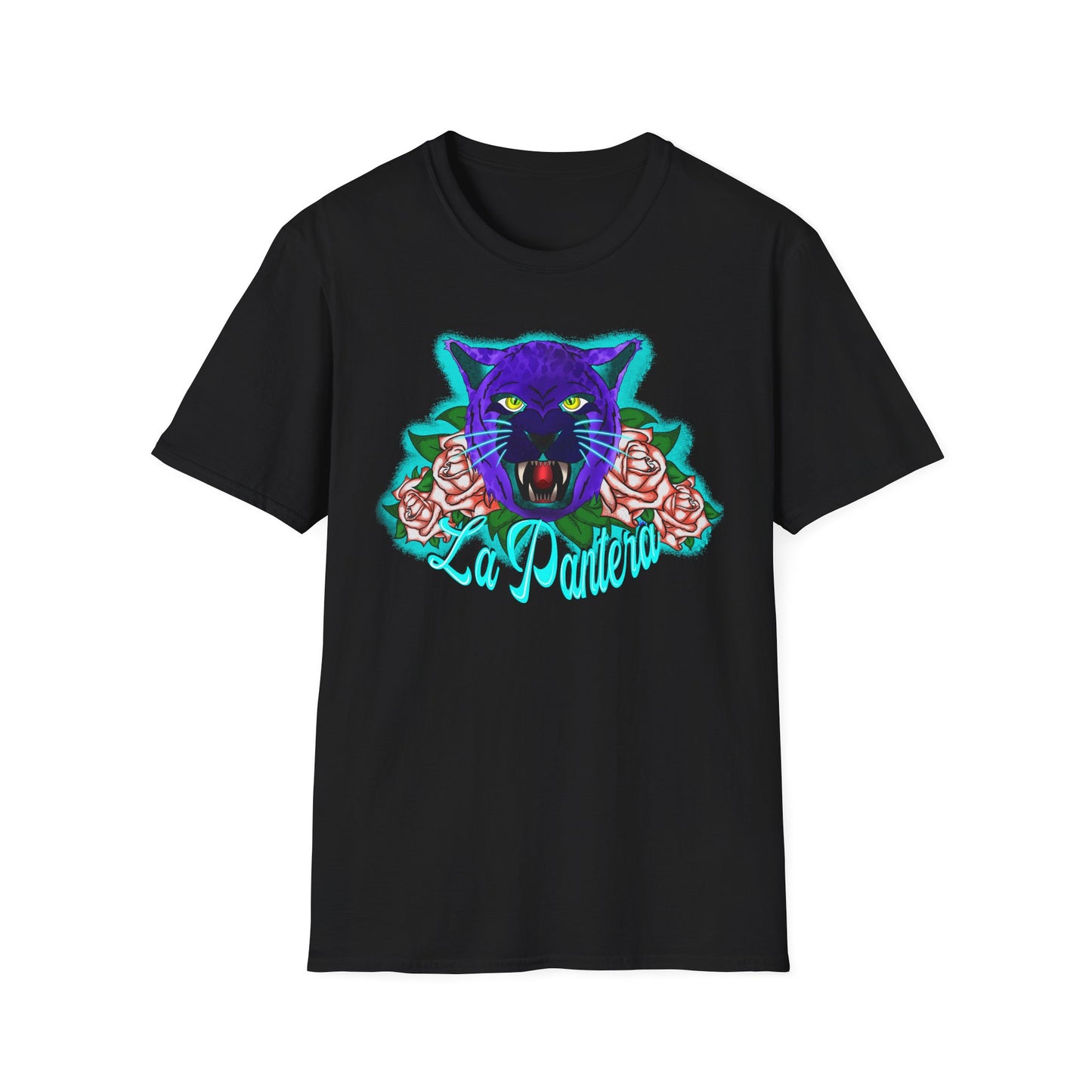 Black Panther Black Light Unisex Softstyle T-Shirt