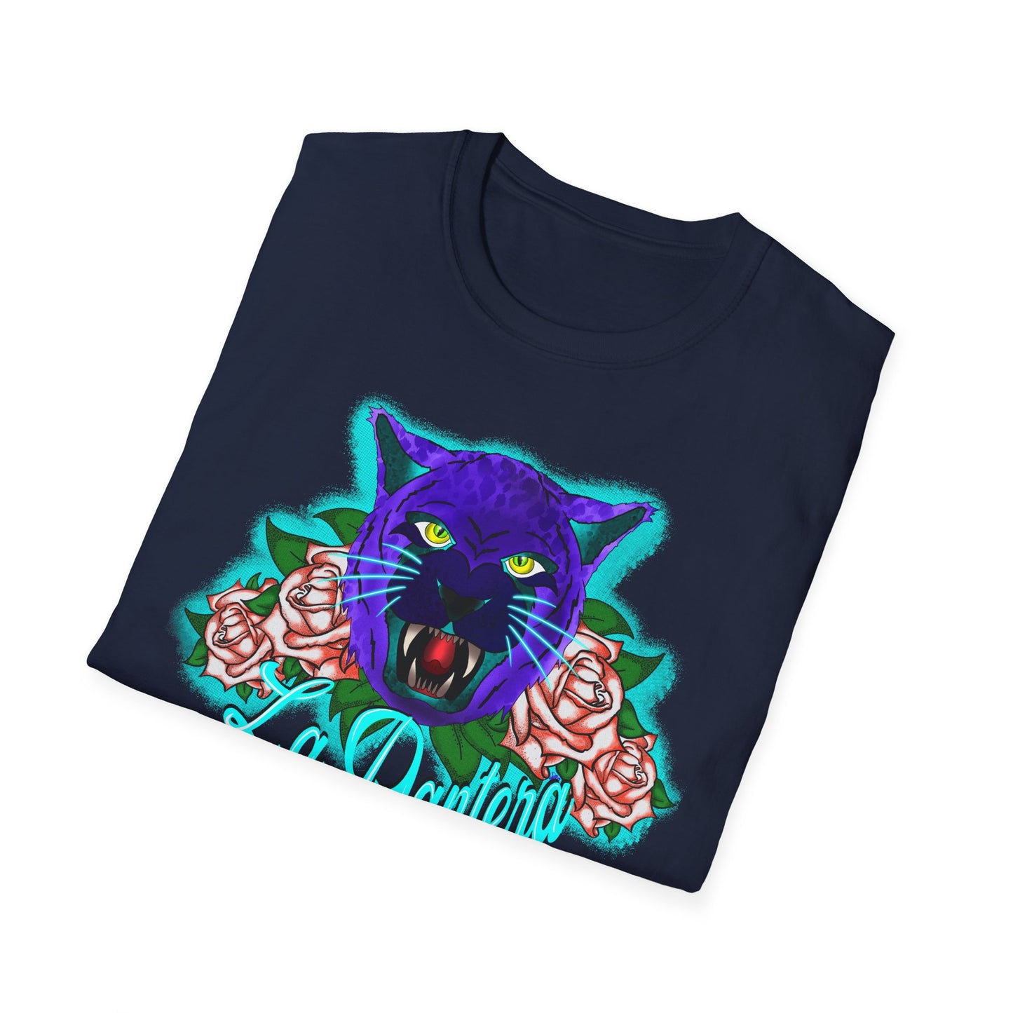 Black Panther Black Light Unisex Softstyle T-Shirt