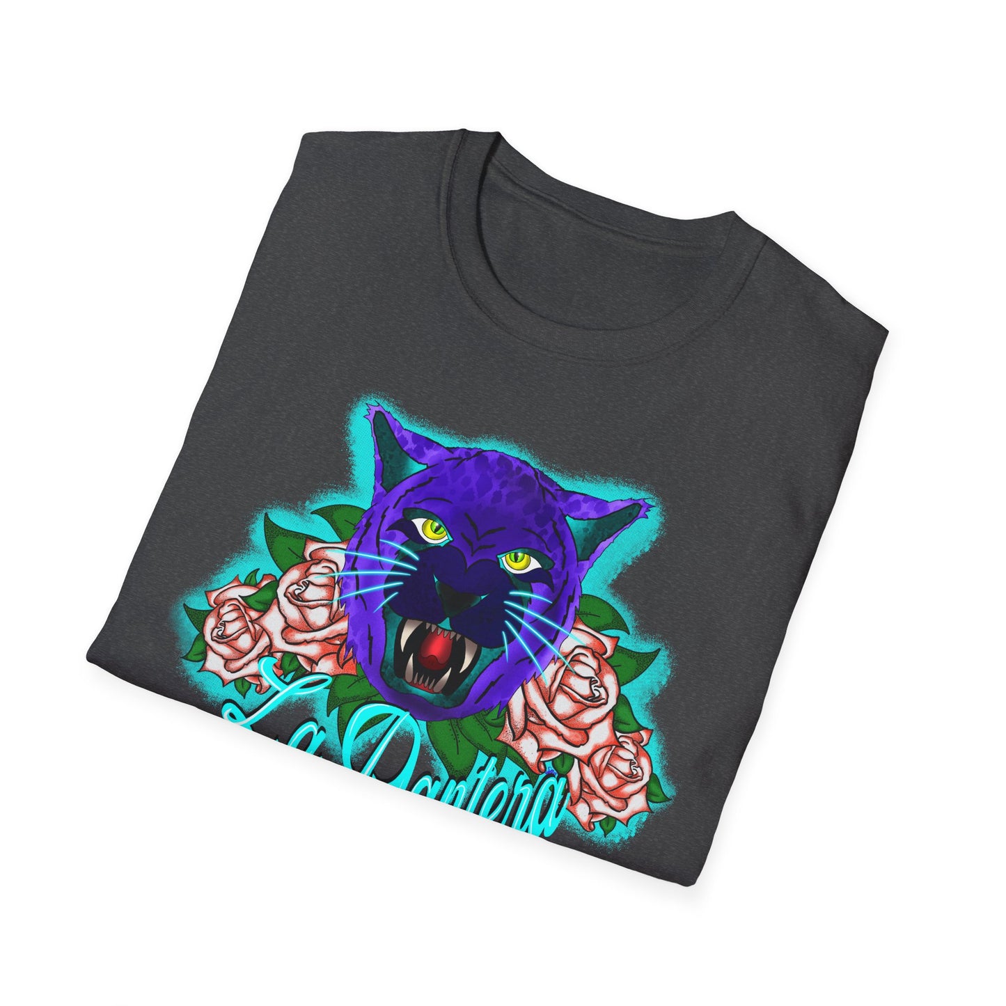 Black Panther Black Light Unisex Softstyle T-Shirt