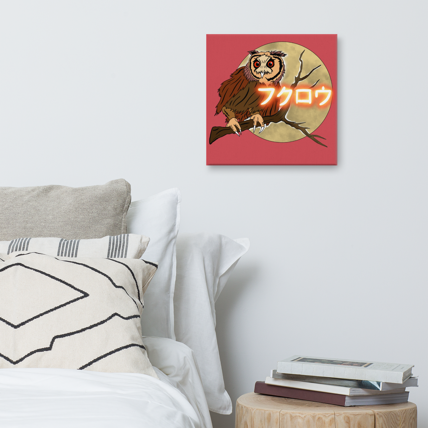 Owl “Japanese” Canvas