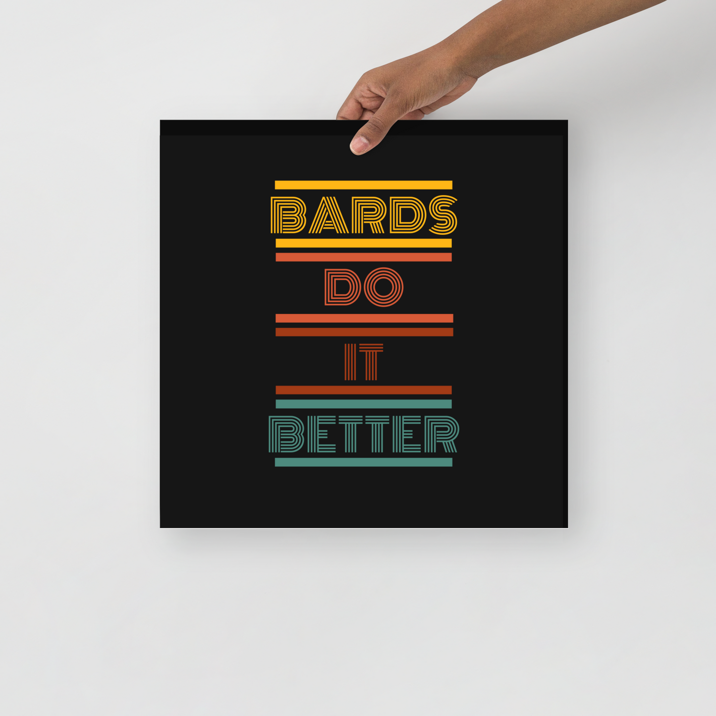 Retro Bards do it better Poster