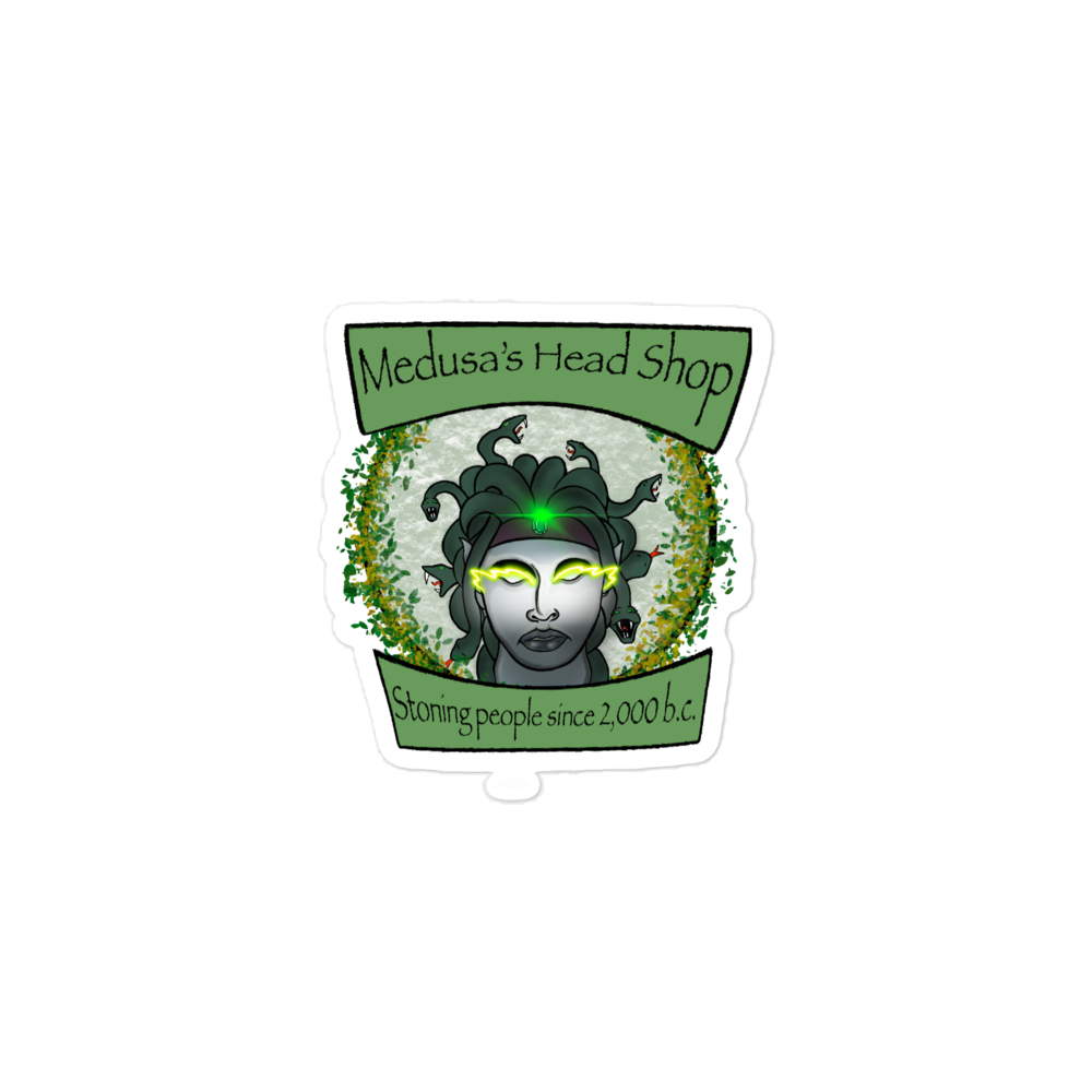 Medusa Bubble-free stickers