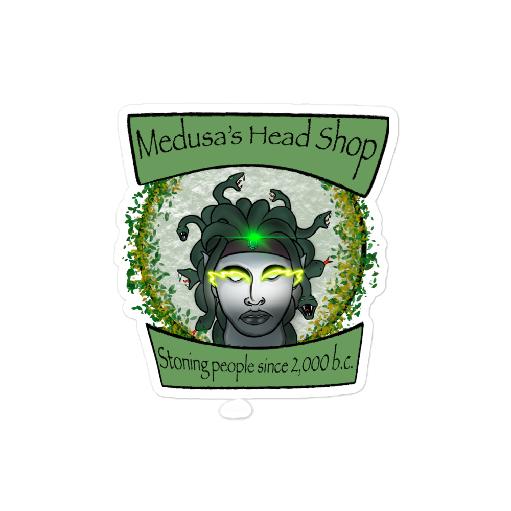 Medusa Bubble-free stickers