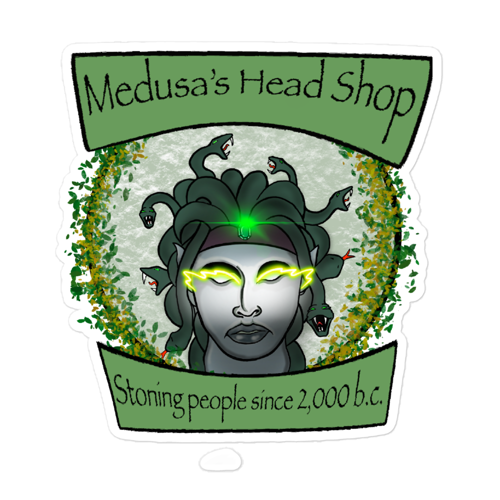 Medusa Bubble-free stickers