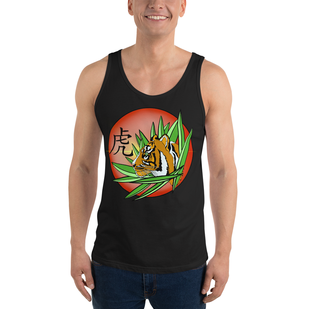 Chinese Tiger Unisex Tank Top