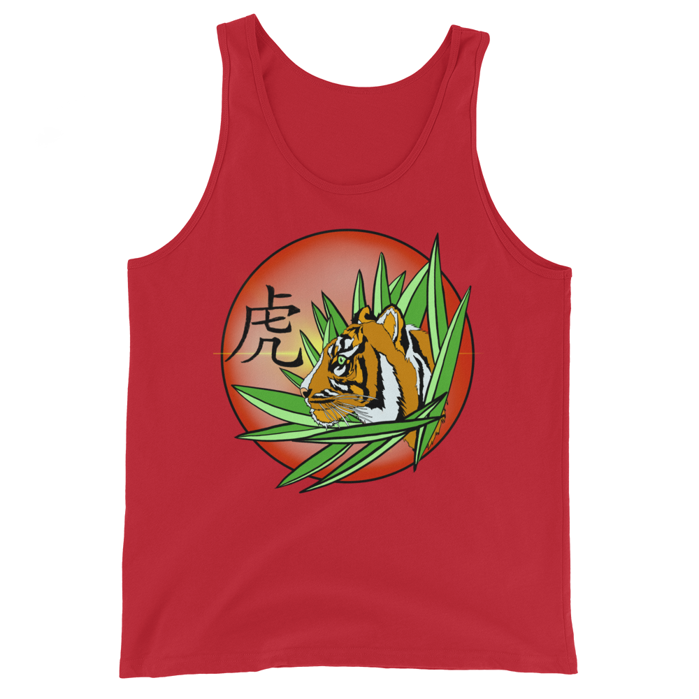 Chinese Tiger Unisex Tank Top