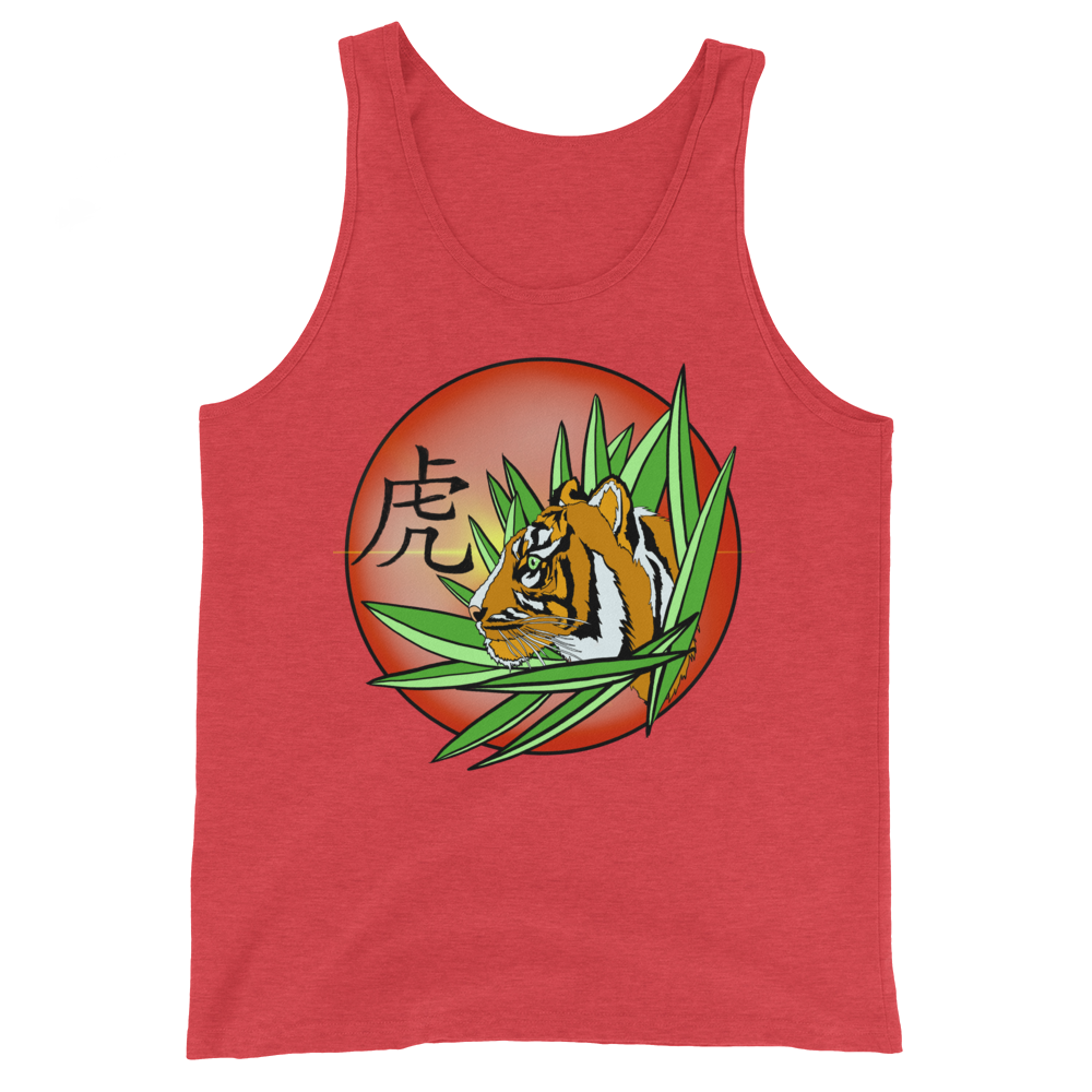 Chinese Tiger Unisex Tank Top