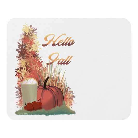 Hello Fall Mouse pad