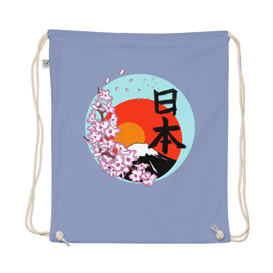 Japan MtFuji Organic cotton drawstring bag