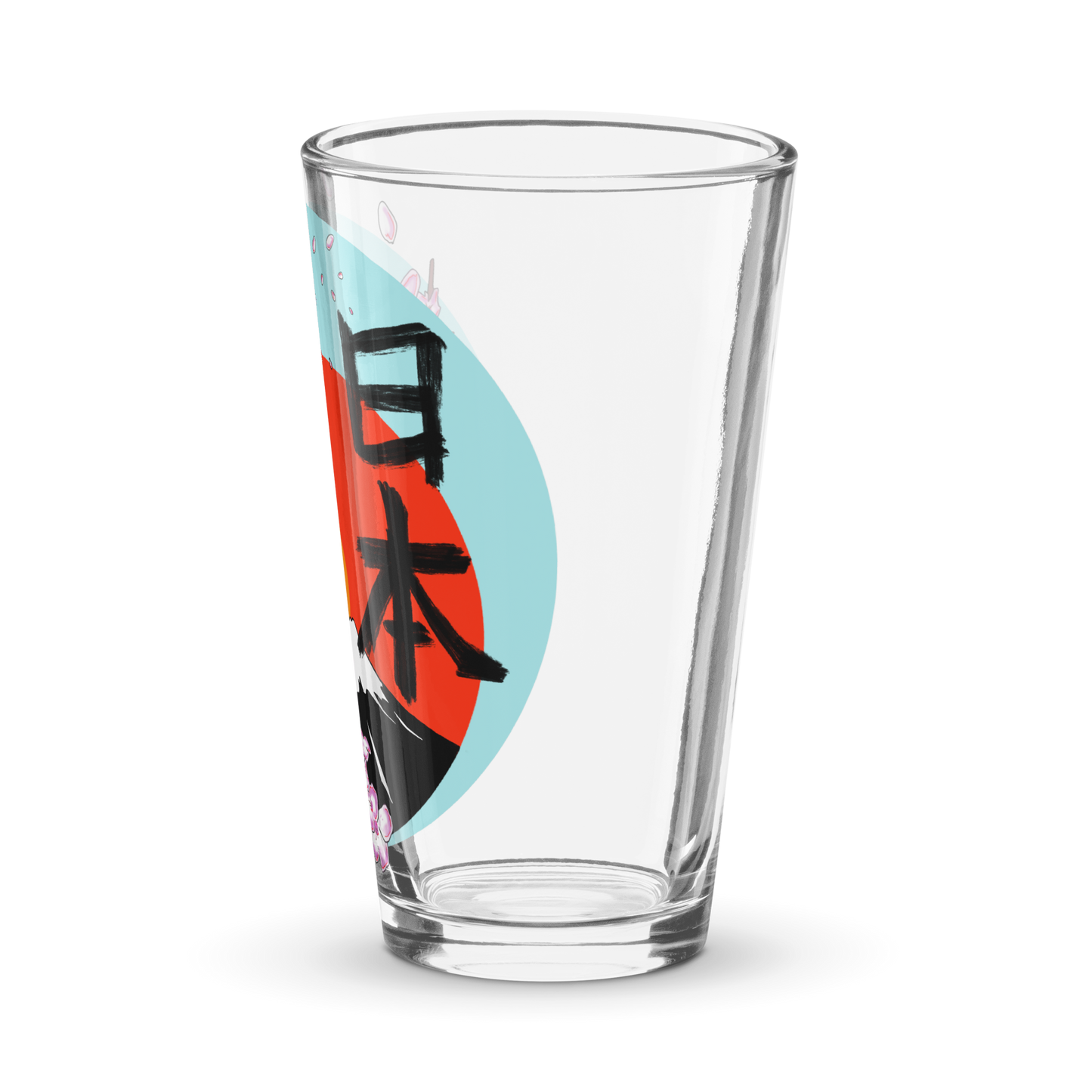 Mt. Fuji Shaker pint glass