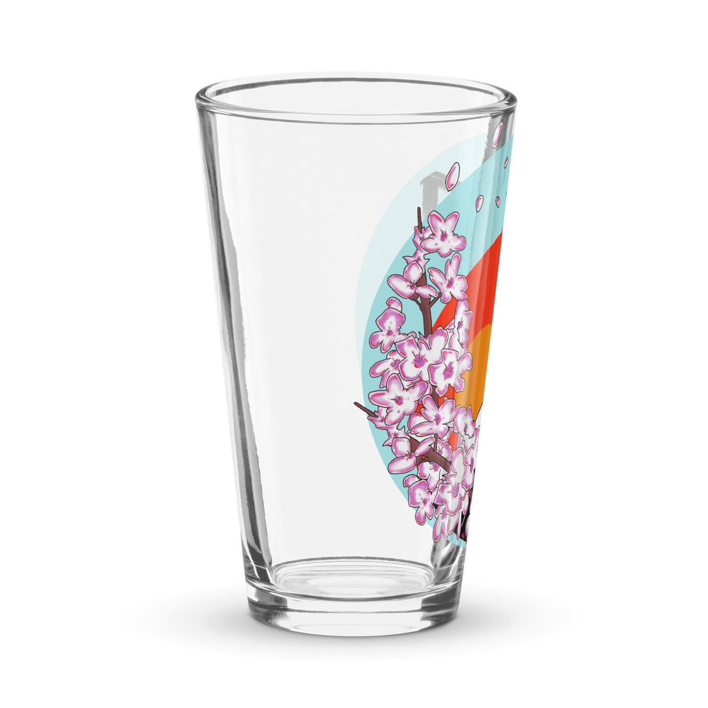 Mt. Fuji Shaker pint glass