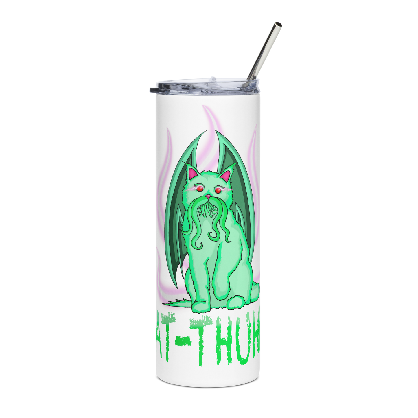 Cat-Thuhlu Stainless steel tumbler