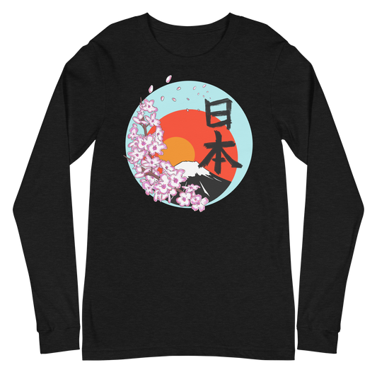 Japan MtFuji Unisex Long Sleeve Tee