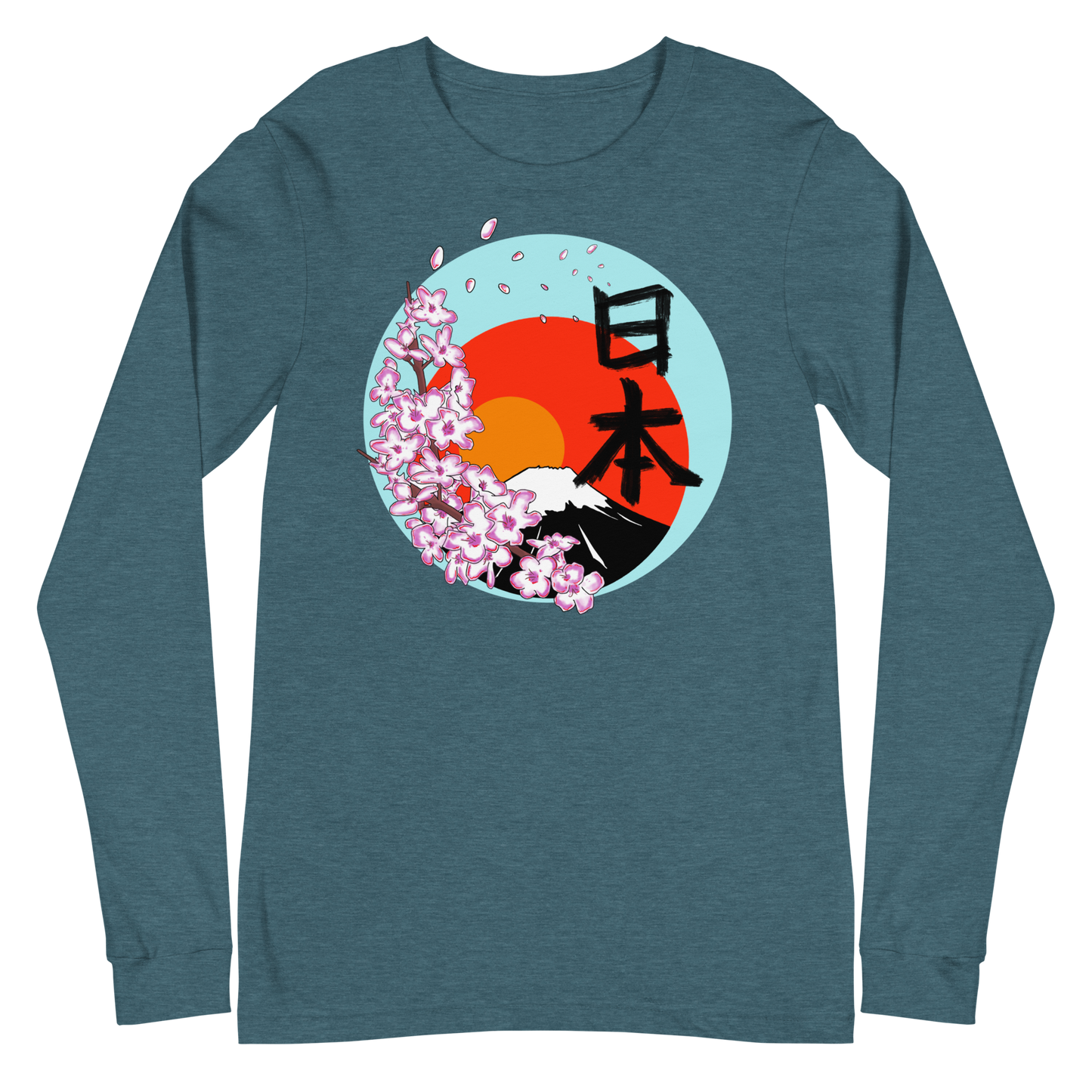 Japan MtFuji Unisex Long Sleeve Tee