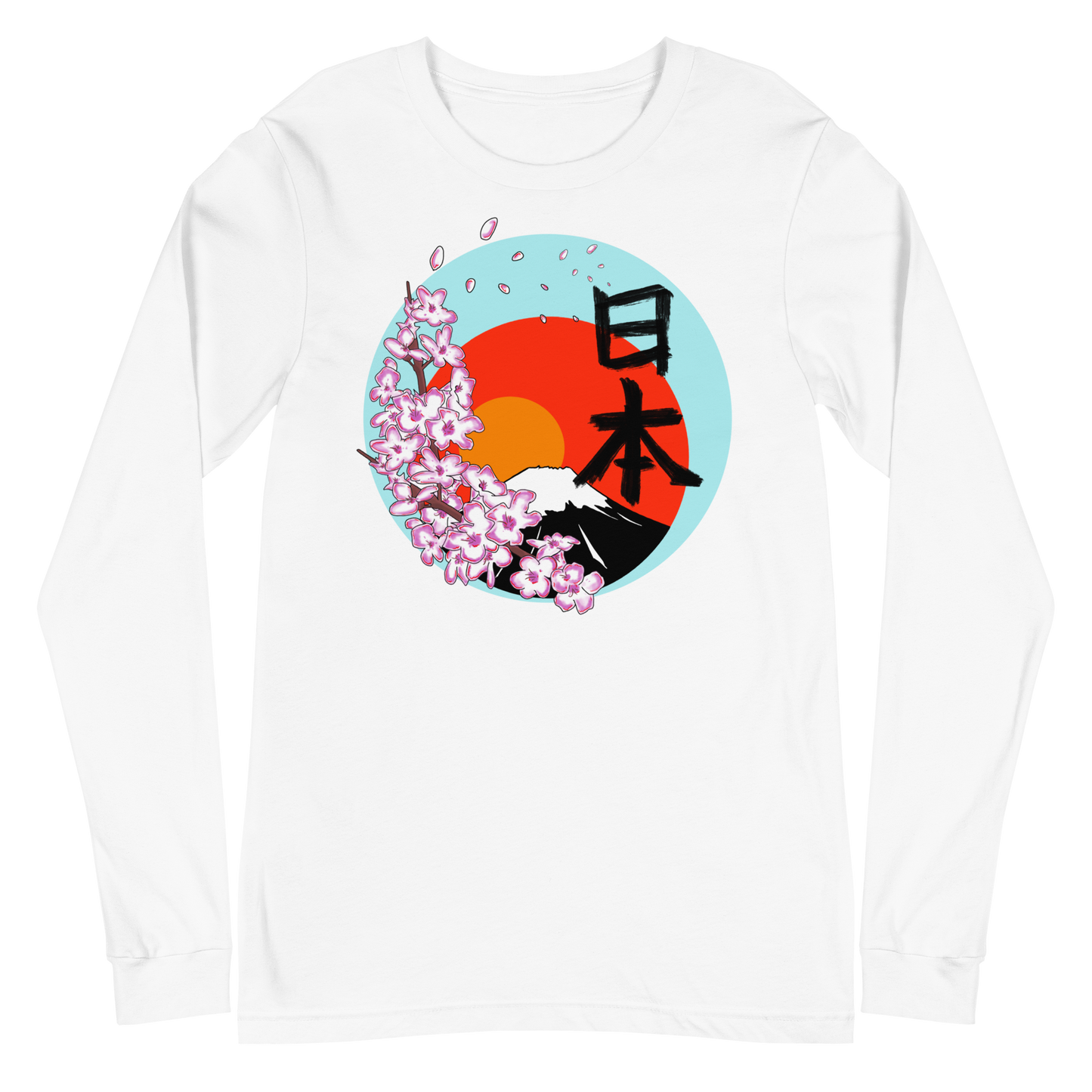 Japan MtFuji Unisex Long Sleeve Tee