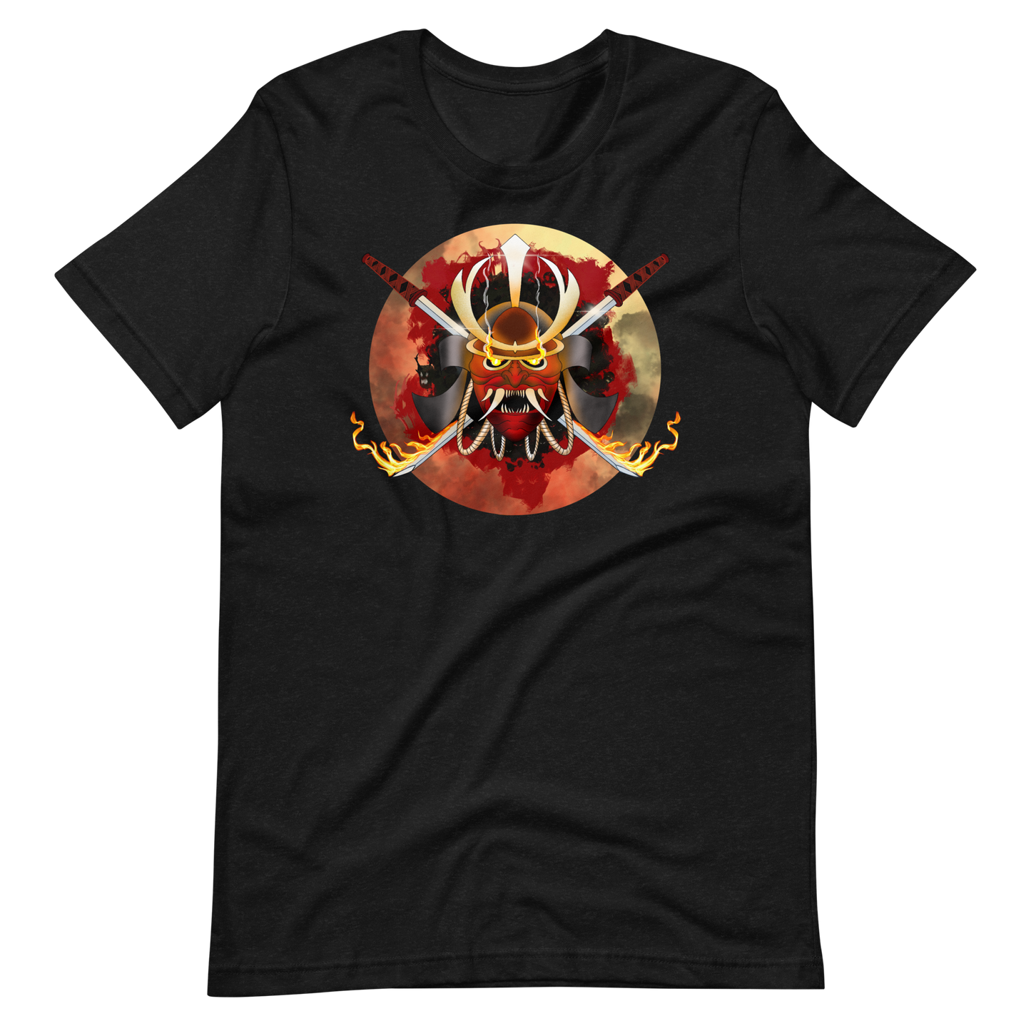 Samurai of Flames Unisex t-shirt