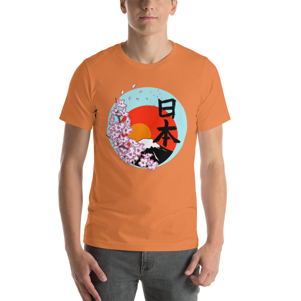 Mt Fuji canvas Unisex t-shirt