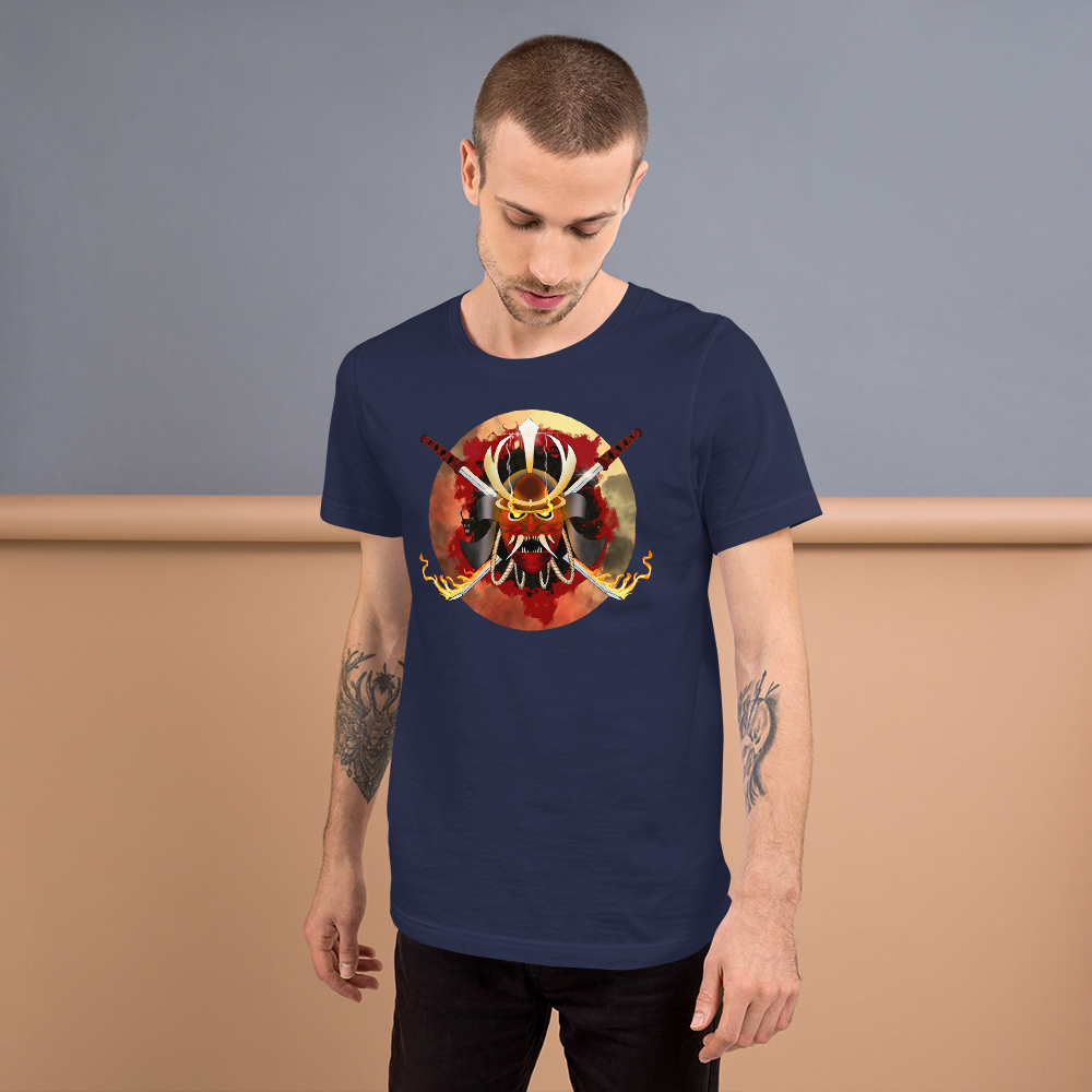 Samurai of Flames Unisex t-shirt