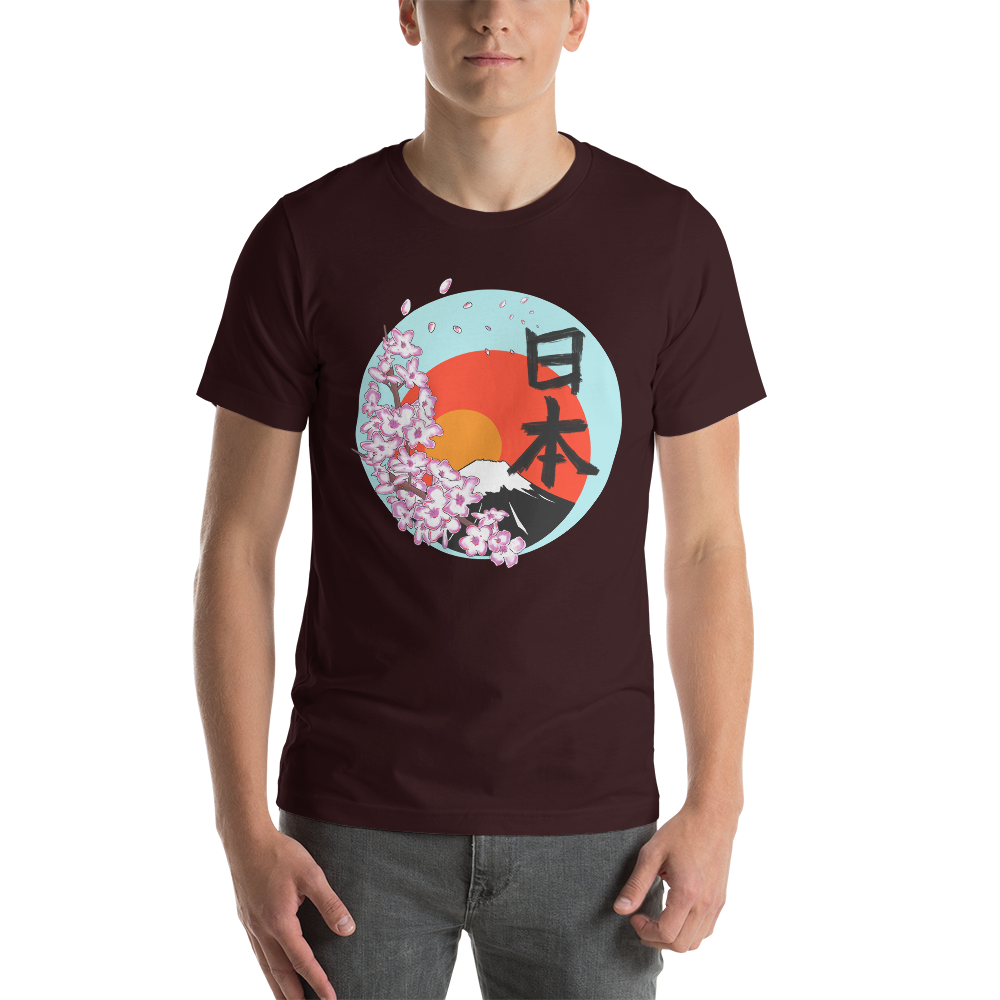 Mt Fuji canvas Unisex t-shirt