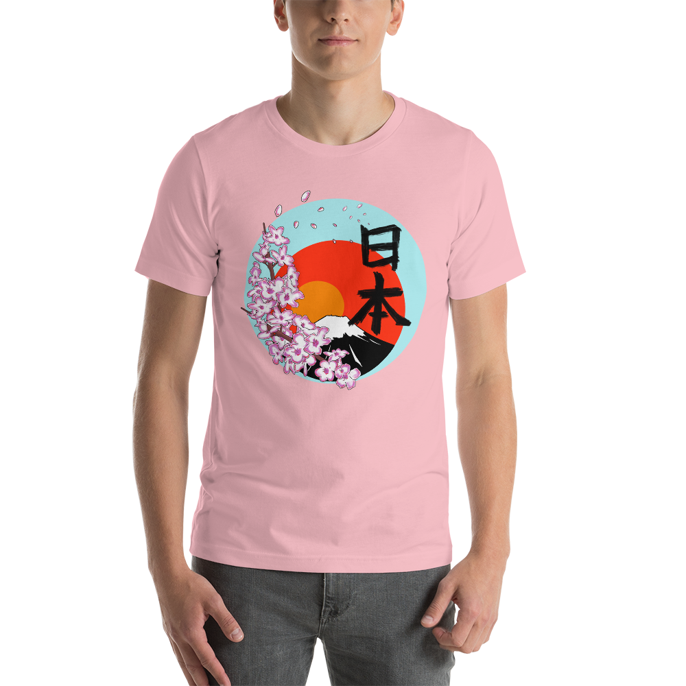 Mt Fuji canvas Unisex t-shirt