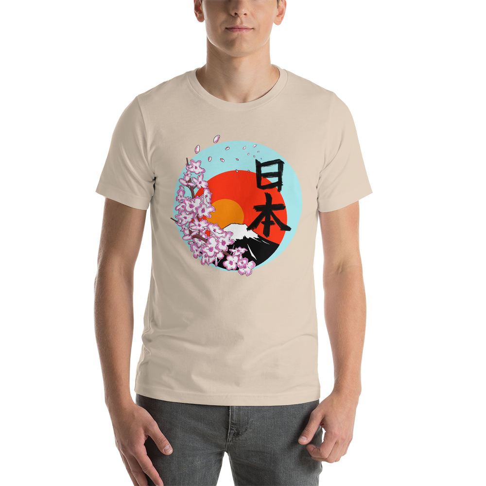 Mt Fuji canvas Unisex t-shirt