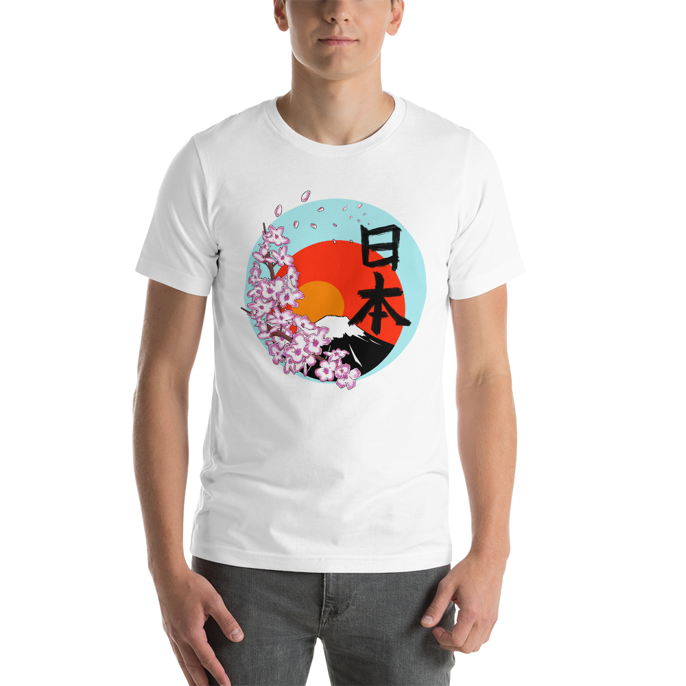 Mt Fuji canvas Unisex t-shirt