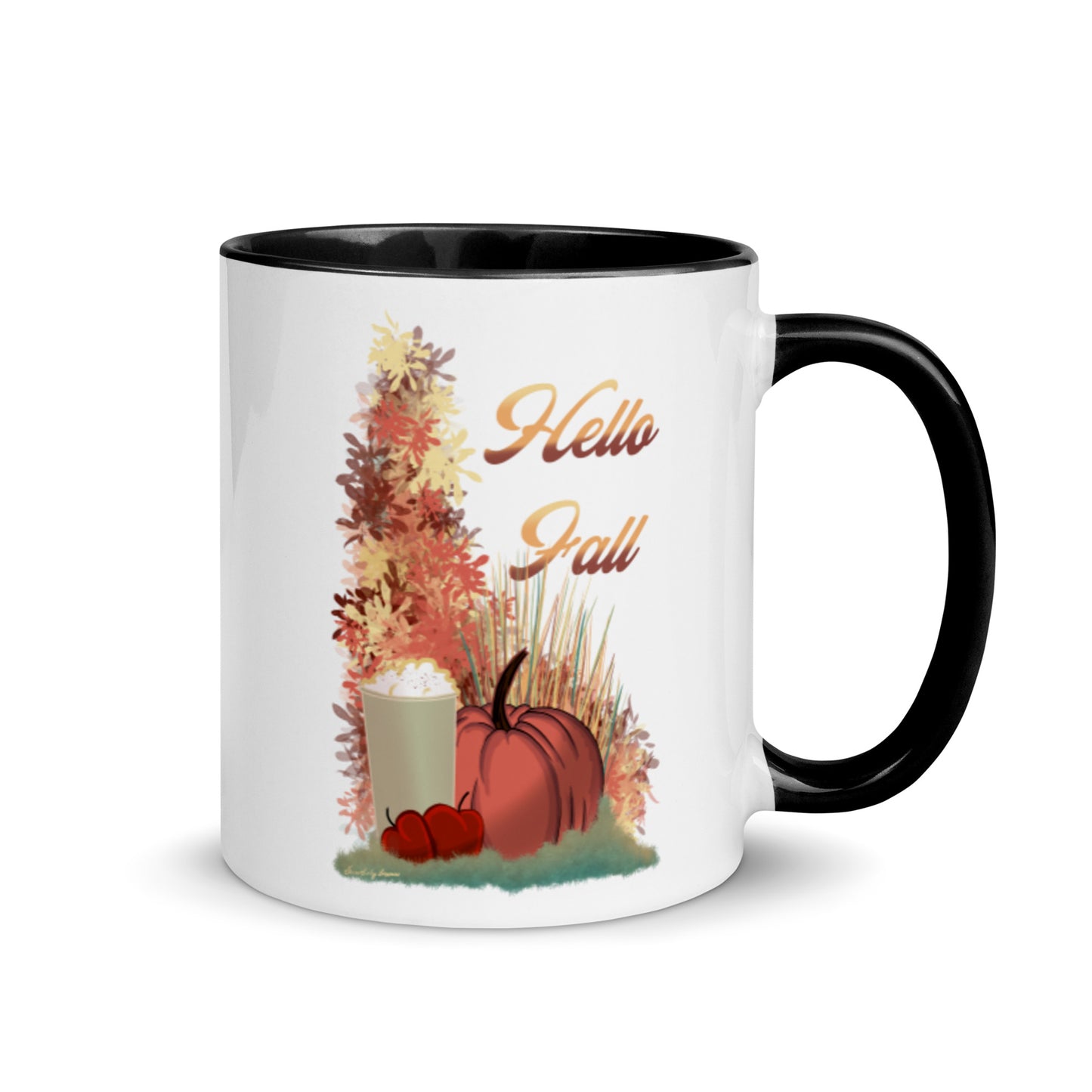 Hello fall Mug with Color Inside