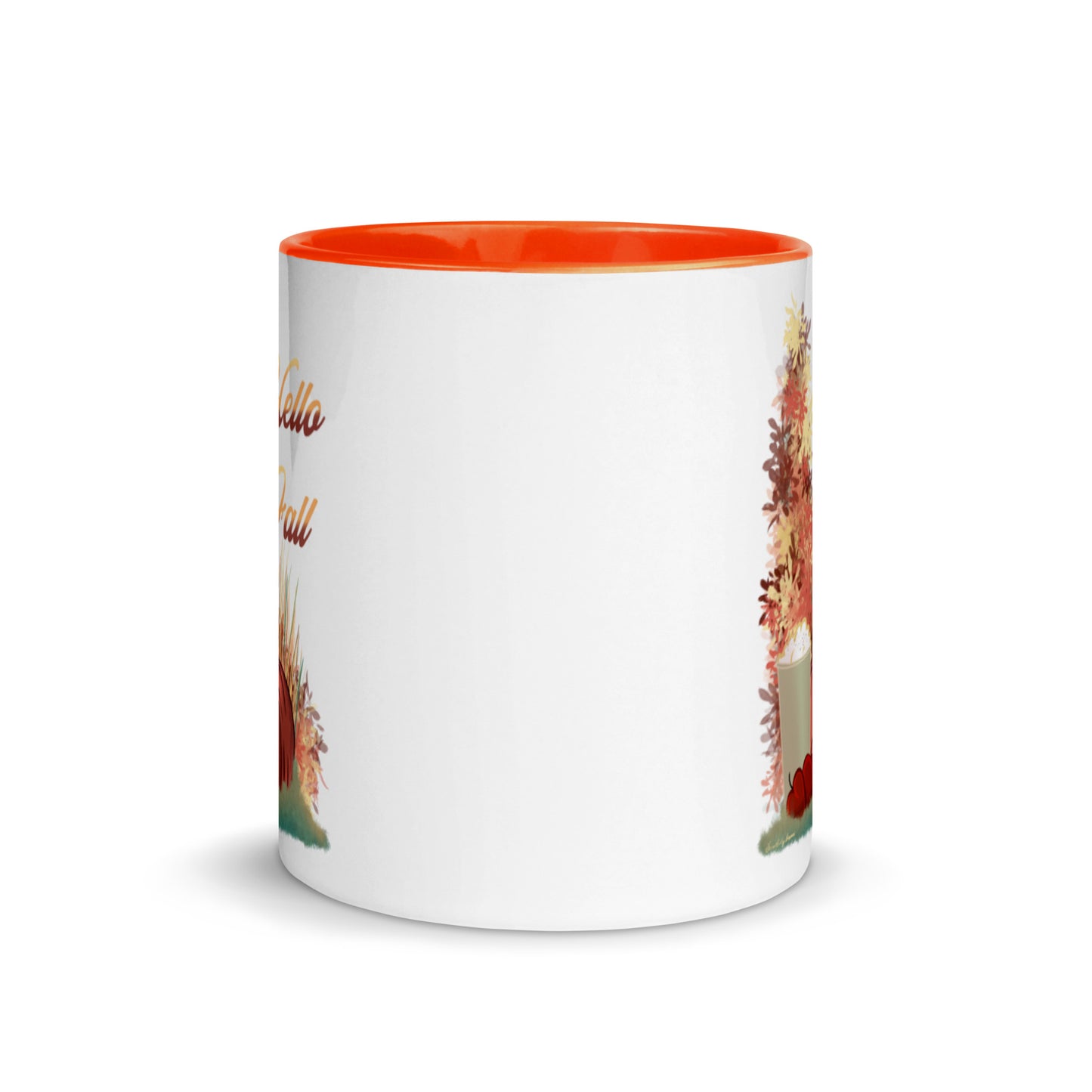 Hello fall Mug with Color Inside