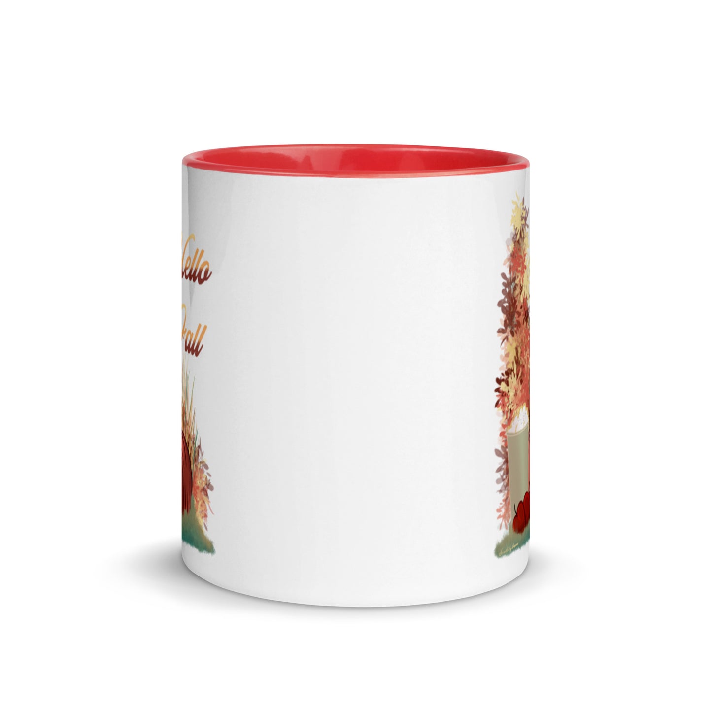 Hello fall Mug with Color Inside