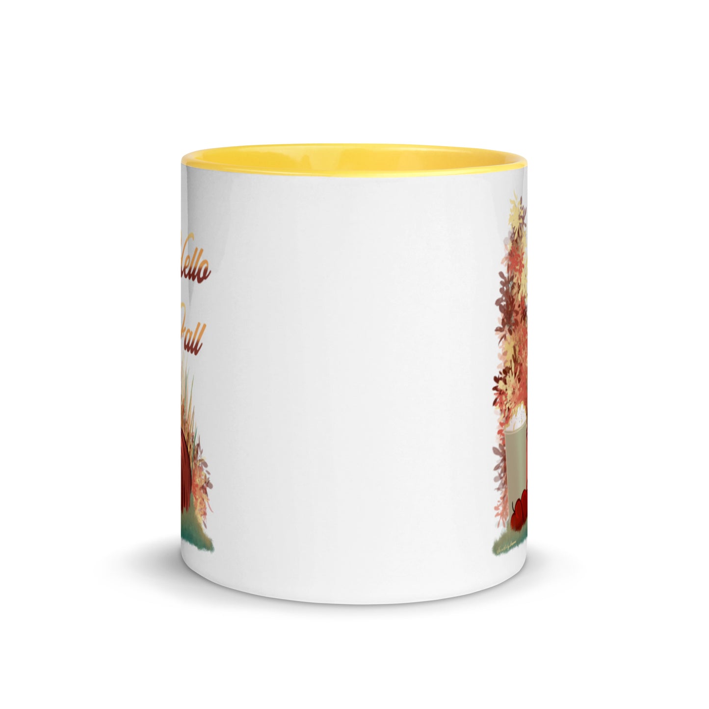 Hello fall Mug with Color Inside