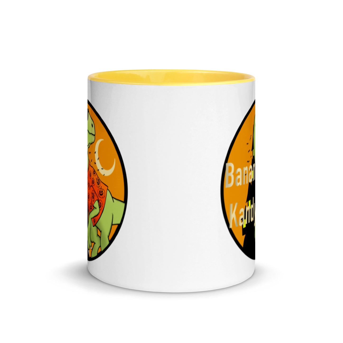 Fall Dino w/shades Mug with Color Inside